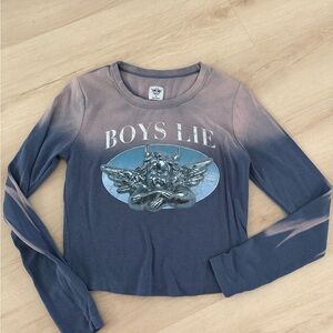 Boys Lie Gray Crewneck Tee